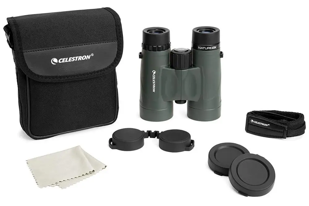 Бинокль Celestron Nature DX 8x42 полностью многослойный с BaK-4 призмами противотуманный и водонепроницаемый телескоп для наружного и птичьего спорта