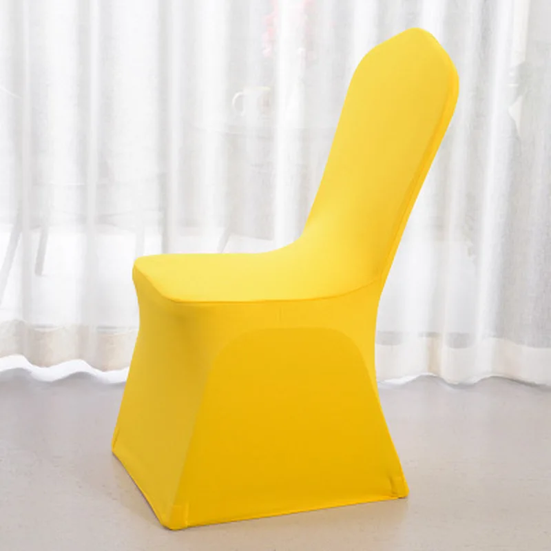 330g Thicken Modern Wedding Chair Cover Spandex Stretch Elastic Banquet Chair Covers Dining Seat Hotel Chair Covers Outdoor