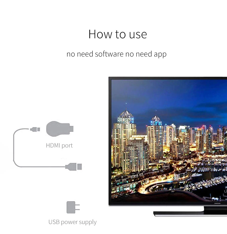 Rosinop 1080P USB Bluetooth приемник AUX адаптер беспроводной HDMI приемник аудио Bluetooth передатчик для наушников ТВ проектор