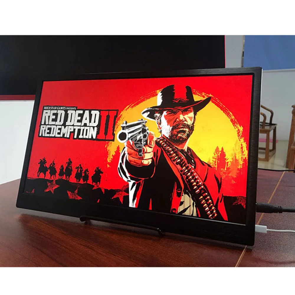 Портативный блок питания 17 3 дюйма 4K HDR PD Type c монитор для компьютера NUC игровая