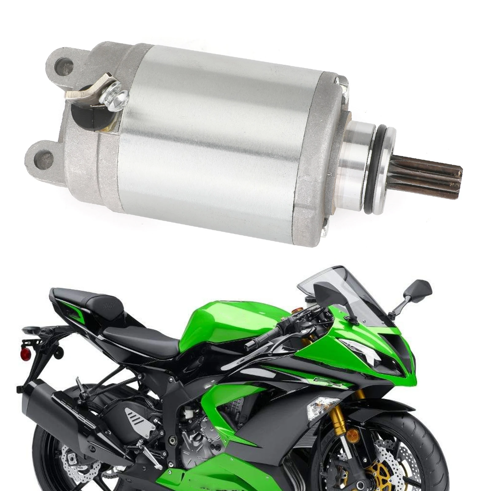 Topteng Starter Motor For Kawasaki ZX600 ZX636 Ninja ZX-6R 07-17 21163-0041  21163-0734 Motorcycle Accessories