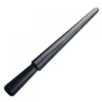

Plastic Ring Gauge Mandrel Sizer Stick Tool Black US UK Size