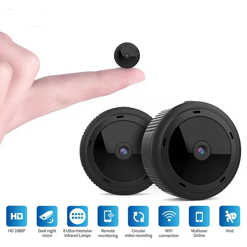 

Home Security MINI IP Camera WIFI 1080P Wireless Small CCTV Infrared Night Vision Motion Detection For SD Card Audio APP