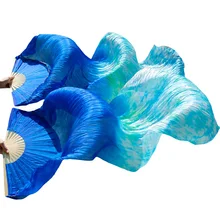 Веерная Вуаль Пояс для танца живота танцевальный веер 1 пара натуральный шелк/имитация шелка ручная работа Окрашенные Шелковые танцевальные вуали высококачественные шелковые вееры