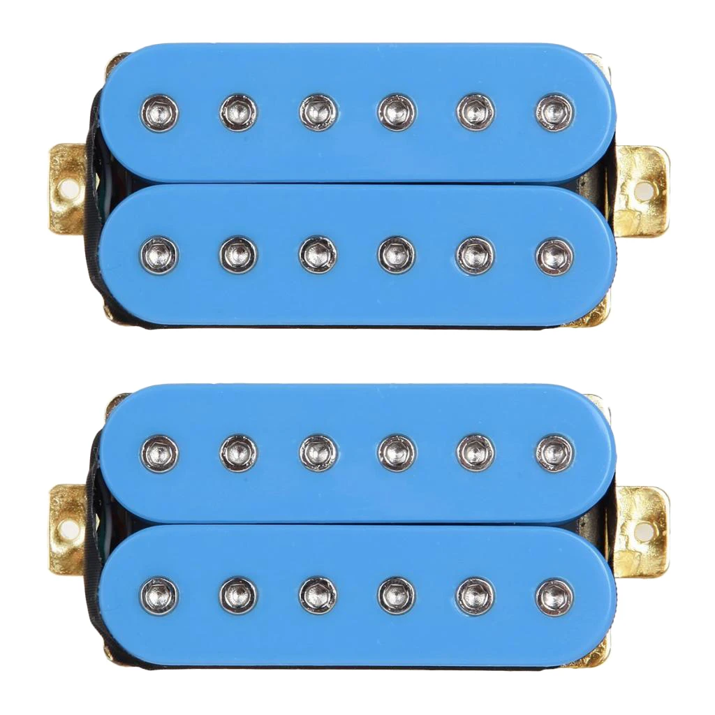 2 шт. синий хамбакер Пикапы 50 мм/52 мм для электрогитар поставка Luthier|Детали и