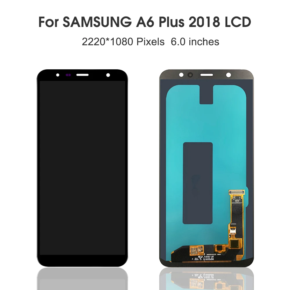 A605fd A605 A6050 Tampilan LCD Layar 