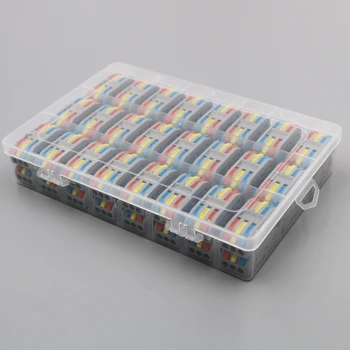 

48pcs/box PCT 3-3 3 pins pole Compact Wire Cable Wiring Connector Conductor Terminal Lever 0.08-2.5mm2