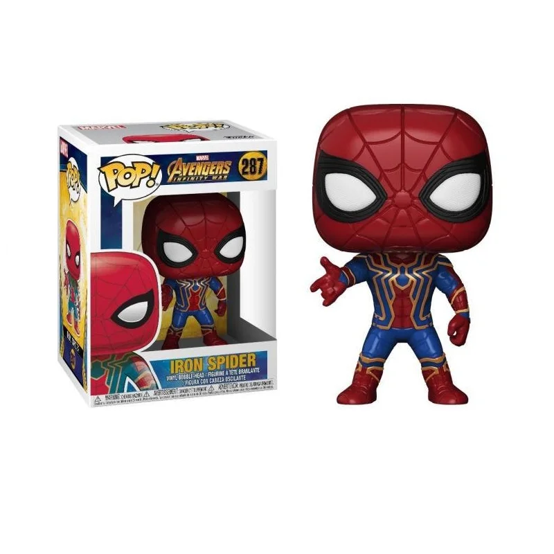 FUNKO POP The Last Spider-Man Venom, Классическая фигурка, ПВХ, фигурка, модель, детские игрушки, подарок на день рождения, Рождество - Цвет: 287with box