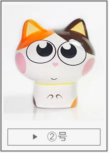 3 шт., милые игрушки для кошек, кукла, керамическая модель, мебель, ручная работа для детей, Детский подарок, украшение для дома, столешница, Рождественская отделка автомобиля - Цвет: Светло-зеленый