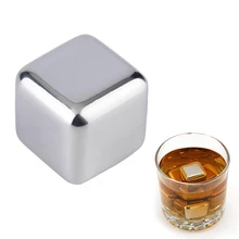 Многоразовые 304 из нержавеющей стали охладитель для виски кубики льда из камня Чиллеры напиток ку