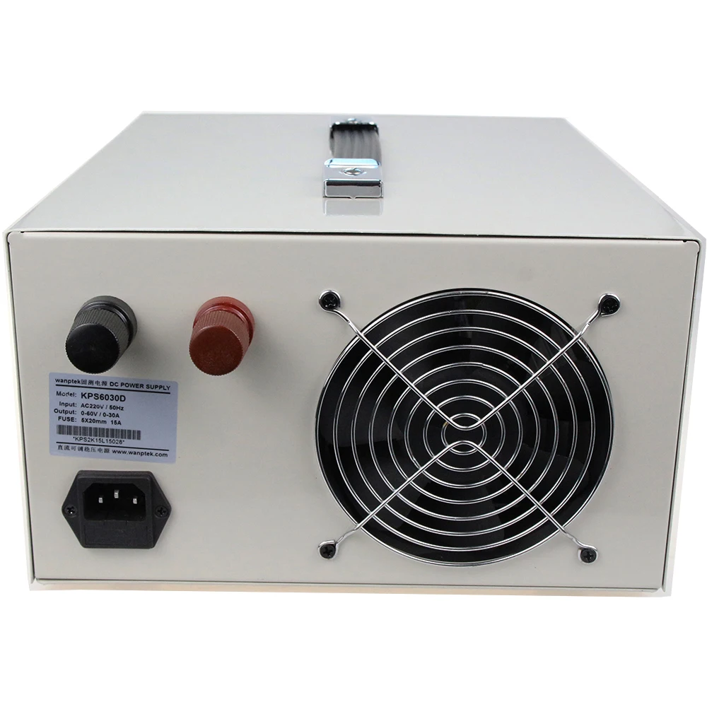 KPS1005D Высокоточный высокомощный регулируемый светодиодный двойной дисплей Импульсный источник питания постоянного тока 220 В ЕС 100 в/5А портативный