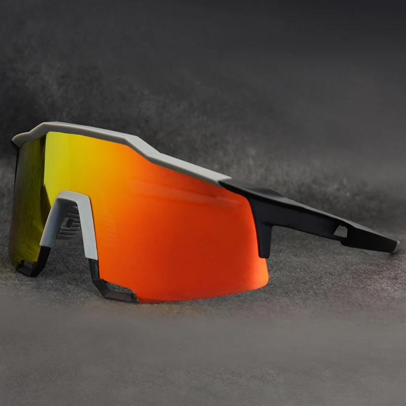 SpeedCraft SL Speedtrap брендовые базовые спортивные велосипедные солнцезащитные очки Gafas ciclismo велосипедные очки 3 линзы UV400 - Цвет: 01