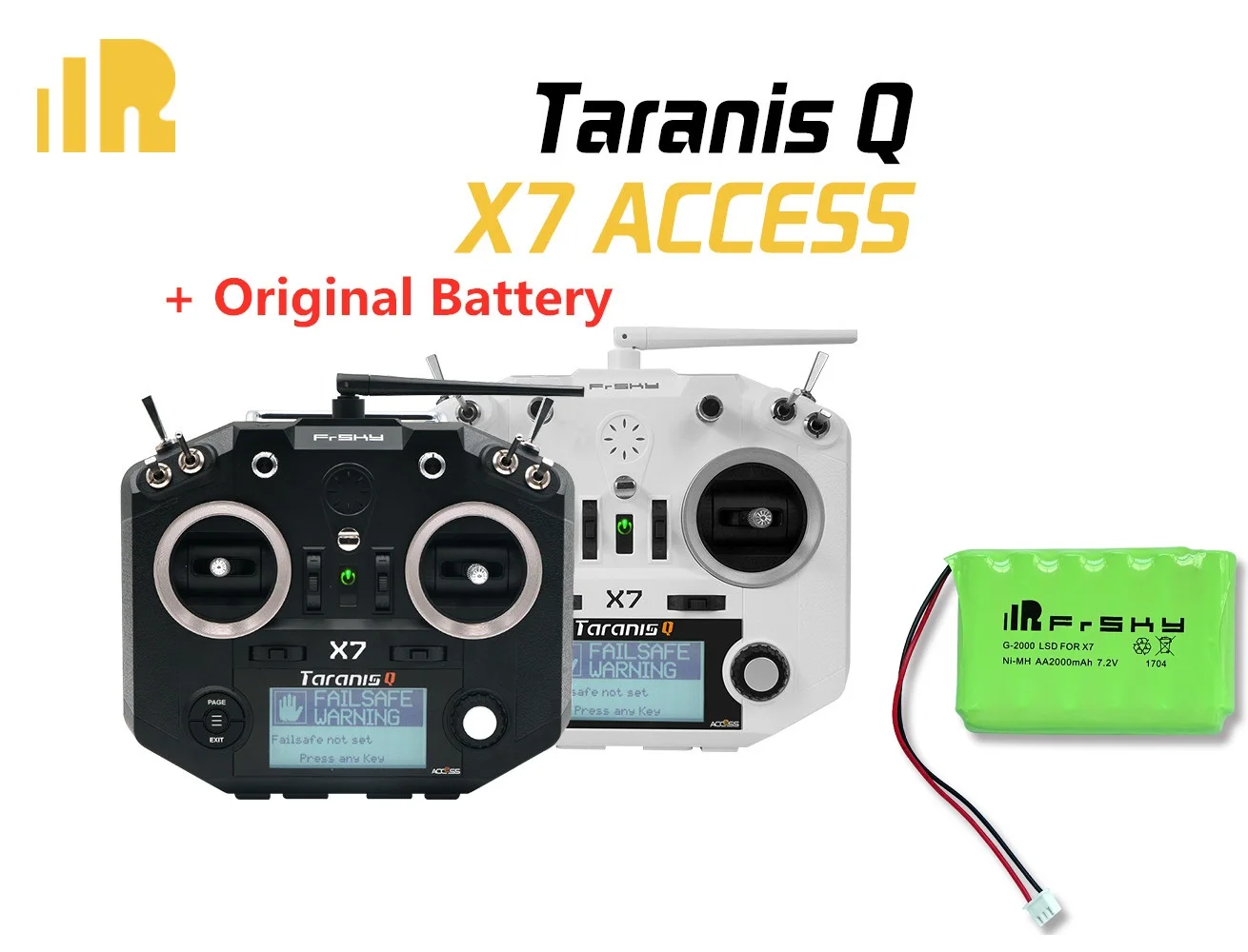 FrSky Taranis Q X7 ACCESS 2.4GHz Transmitter with Original frsky battery
