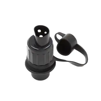 

Car RV Connector Tester Socket Heavy Duty Trailer Light Circuit Connector Tester with 3 PIN Round Blade Electric Wiring Adapter