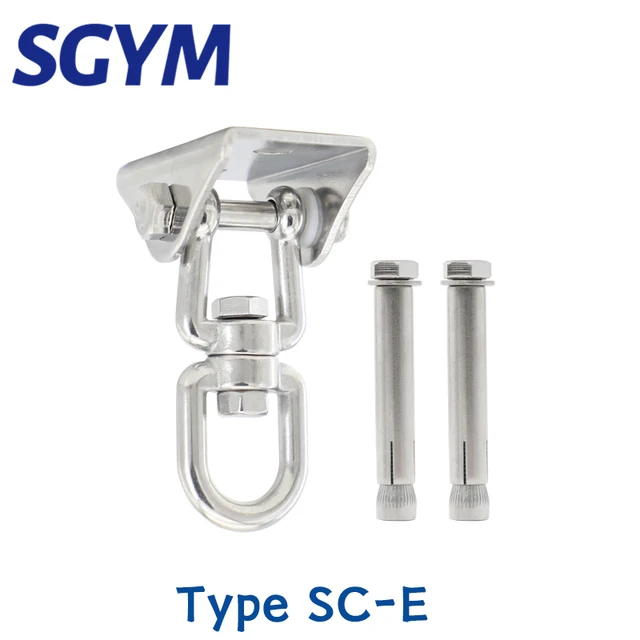 Heavy Bag Hanger Suspension Hooks Concrete Wooden Swing Hangers Sets for Yoga Hammock Chair Sandbag Swing 500kg Capacity SC-E