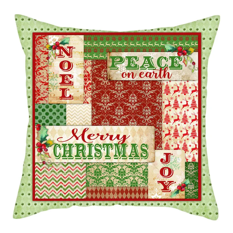 Fuwatacchi Merry Christmas наволочки красная птица цветок пледы наволочка для дома диванные декоративные подушки