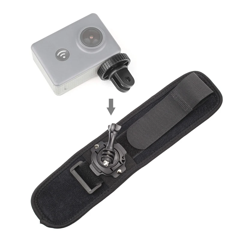 Поворотный на 360 градусов ремешок запястье для GoPro Hero 9 8 7 6 5 4 Yi 4K Sjcam Sj4000 Eken H9r