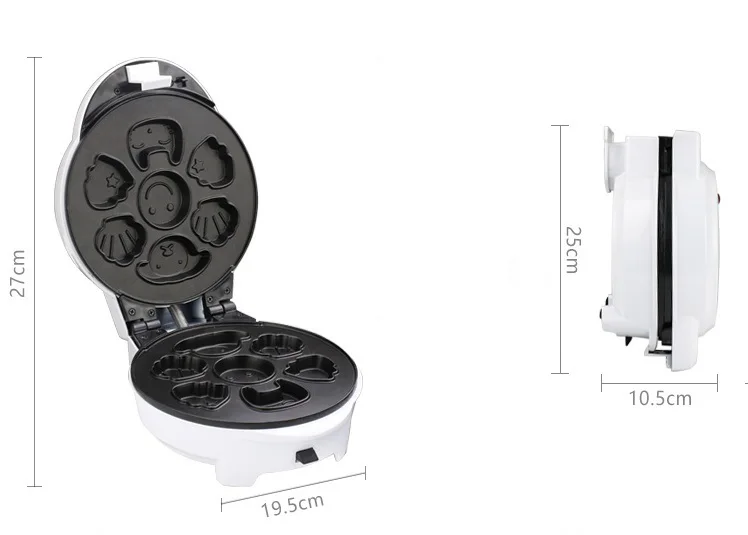 ZM-277 220V Casa Кухня Многофункциональный вафельница/аппарат для приготовления пончиков/Вафля в форме сердца чайник/торт поп-машина non-плавающего типа