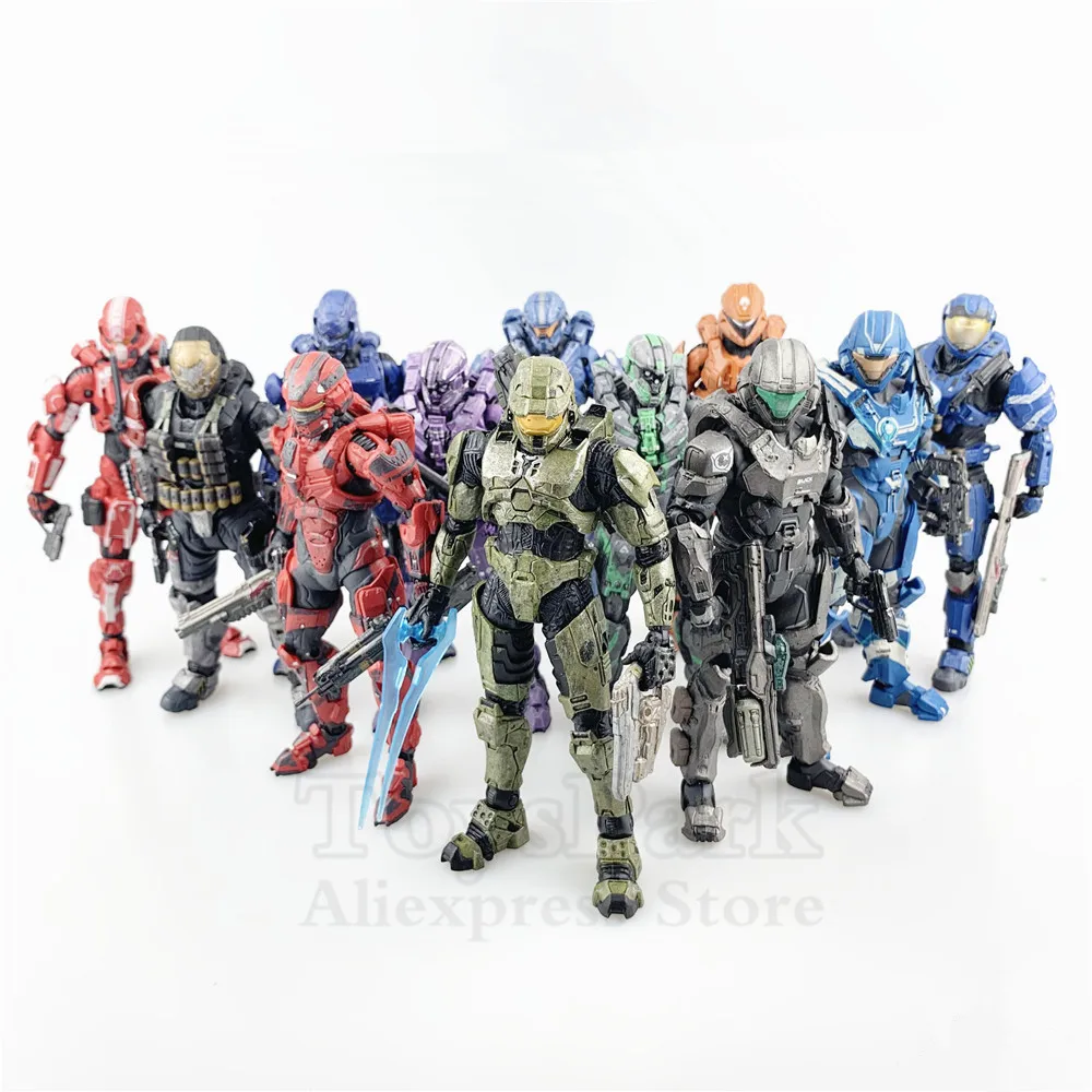 Оригинальный игрушки Mcfarlane Halo Series 5 &quotфигурка начальника Спартанские солдат Лок