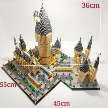 

Potter Movie Magic School Castle Model Blocks DIY Particle Building Block Educational Toys For Christmas Birthday Gift lepining