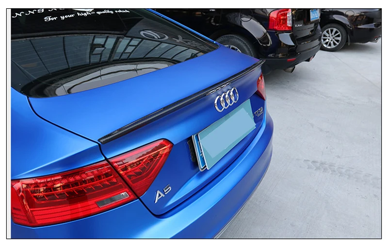 Для Audi A5 карбоновый спойлер заднего бампера 4 дверный седан 2009 2016 S5 Стиль