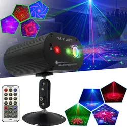 Lumières de scène Disco DJ à 16 motifs, pour fête d'anniversaire, mariage, KTV, lampe à effet de Bar, décorations de noël 