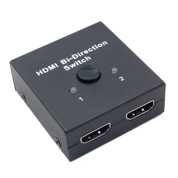 

Bidirectional 2 hdmi switcher 2 in 1 out or 1 in 2 out video splitter converter 1080P 3D