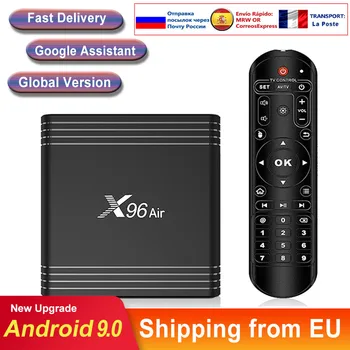 

TV box android smart tv box x96 Air Android 9.0 8K Dual Wifi BT Netflix Media player Play Fast tv Set top box X96Air vs h96 iptv