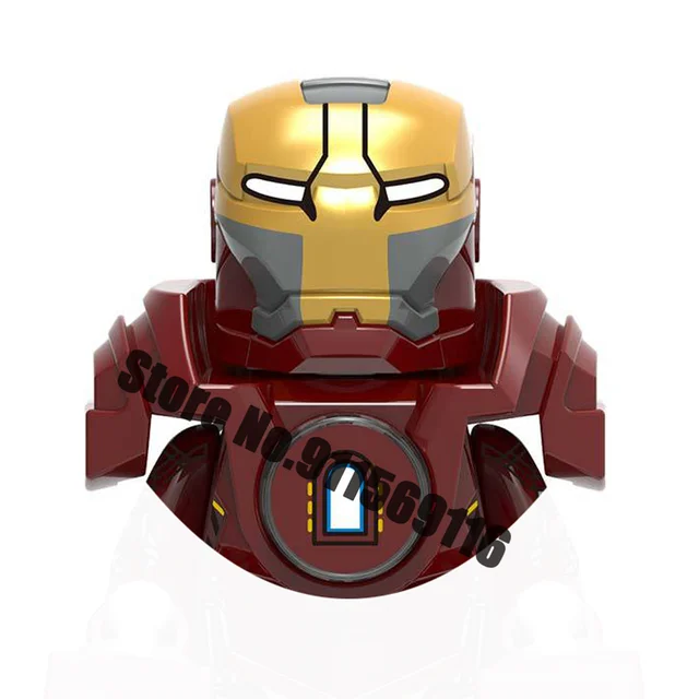 Superhero Iron Man Mark Building Blocks Bricks Tony Stark War Machine Ultron Action Figures Kids Toys Christmas Gifts H-X1227