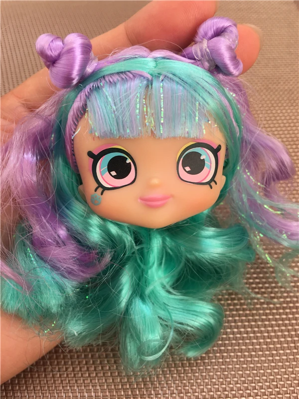 Кукла принцесса голова игрушки части фильм звезды головы DIY игрушка Девочка День рождения Рождественский подарок игрушка Хороший макияж голова светлые волосы голова подарок - Цвет: as pics