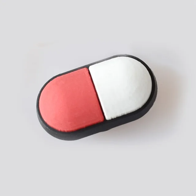 CSBL Cartoon Medical Shoe Ornament VC Flexible Glue Buckle Eva Sandals Shoe Top Ornaments Accessories Croc Kids  Charm 076