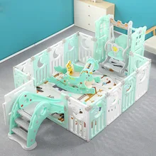 Детский игровой забор, детский домашний парк, безопасный коврик для ползания, забор для малышей