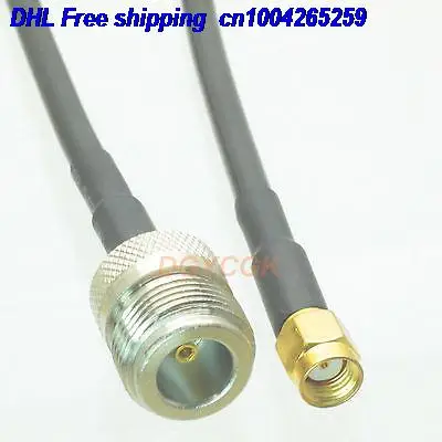DHL 50 шт. разъем jack N to RPSMA штекер прямой RG58 джемпер косичка 2" кабель 22j