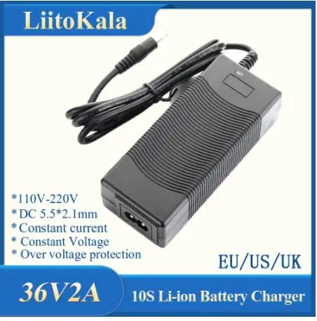 

42V 2A 100-240V Input Lithium Li-ion Charger For 10 Series 36V Electric Bike And Wo-wheel Vehicle