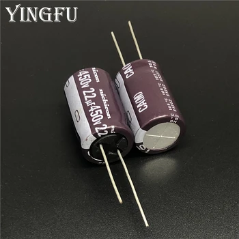 

5pcs 22uF 450V Japan NICHICON CA Series 16x25mm High ripple current Long Life 450V22uF Aluminum Electrolytic Capacitor