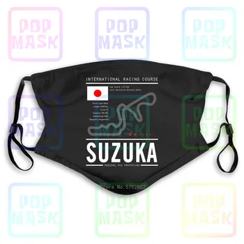 

Dust Mask with Filter Suzuka Circuit,, Race, F1, Track, Japan, Import, Jdm, Impreza, Skyline Washable Reusable Mask