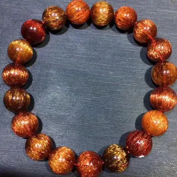 

Certificate Natural Copper Rutilated Quartz Bracelet 10.5mm Crystal Cat Eye Clear Round Beads Powerful Gemstone Jewelry AAAAA