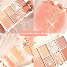 

New Hot Eyeshadow Palette Glitter Pearlescent Matte Acrylic Transparent Eye Shadow Makeup Lasting Cosmetics Maquillaje TSLM1