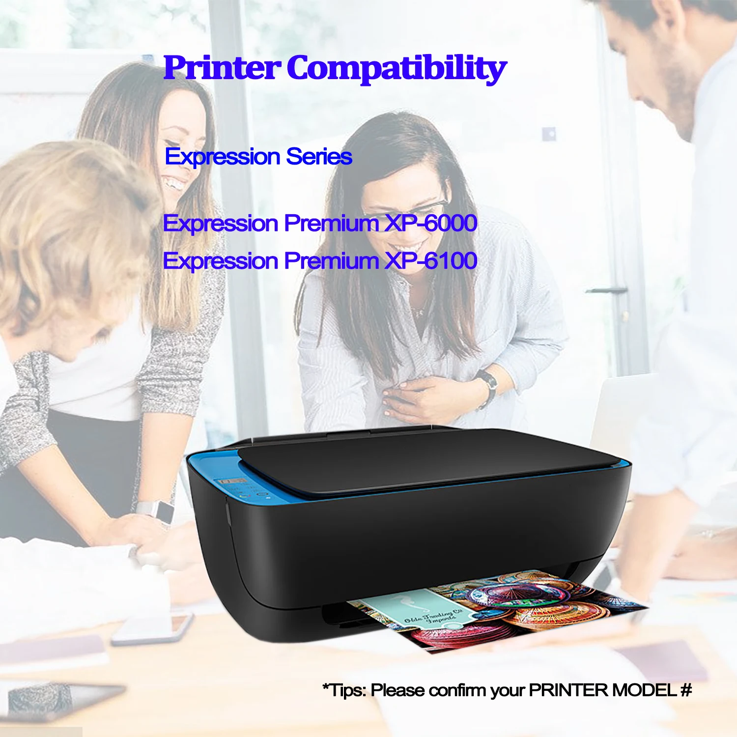 302XL 302 Ink cartridges Replacement For Epson 302 302XL T302XL Expression Premium XP-6100 XP-6000 Printer 5-Pack printer supplies ink cartridge inkjet ink cartridge