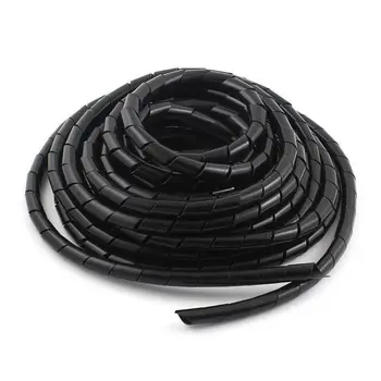 

Polyethylene Cable Spiral Cable Cord Spiral Tape 10mm Wire Organizer 9m