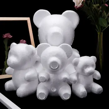 

Modeling Bear White Polystyrene Foam Balls Styrofoam Crafts For DIY Christmas Gifts Wedding Party Supplies Decoration