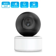 

3MP Wifi IP Camera 2MP 1080P Auto Tracking Ai Human Detect Wireless Camera H.265 Two Way Audio Cloud Home Security Camera