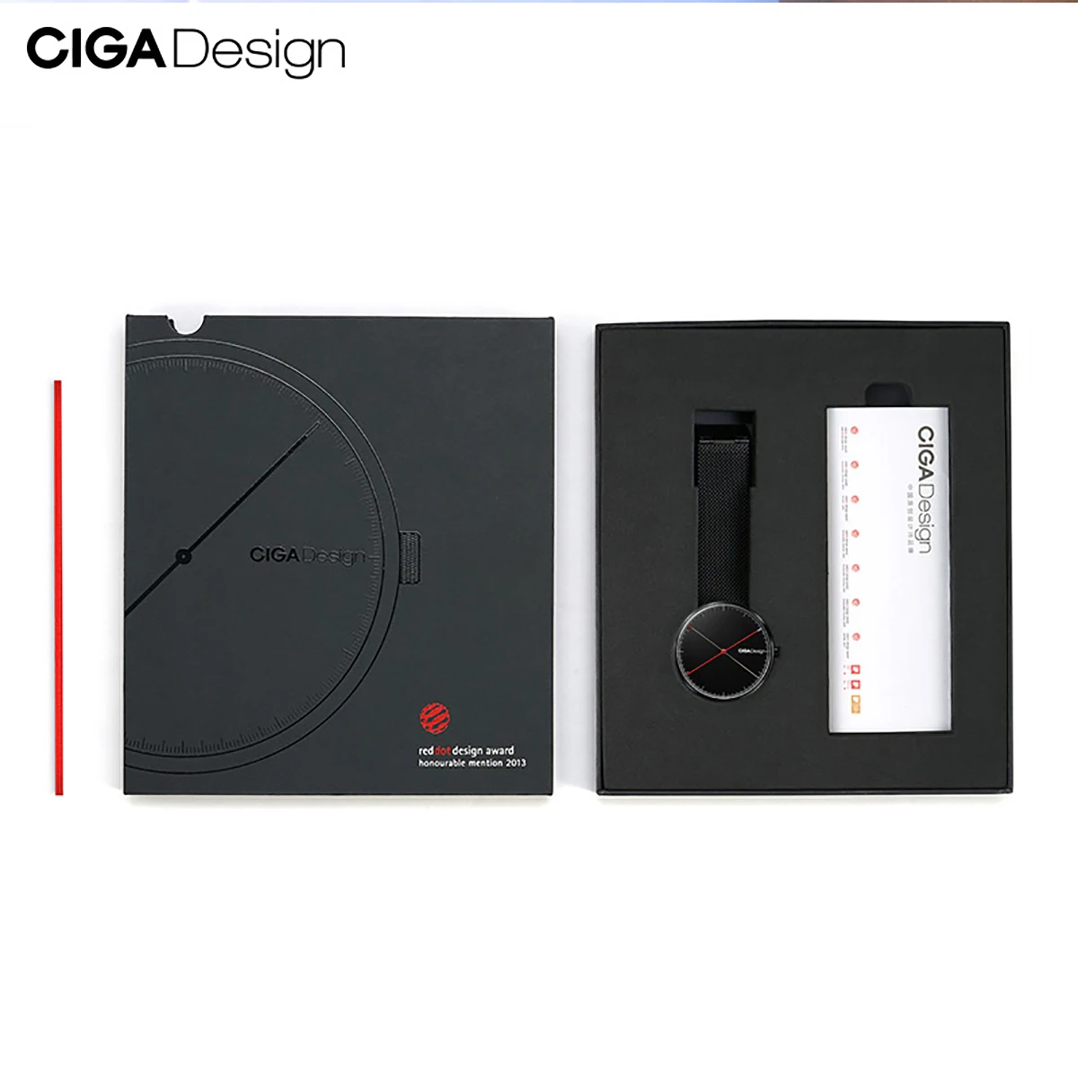 CIGA дизайн Топ Дизайн CIGA часы ретро простые кварцевые часы стальной ремень Red Dot дизайн награда часы мужские модные часы