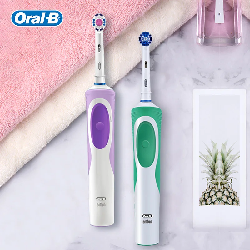 Electric Toothbrush Oral B with 8 Brush Heads + Storage Box