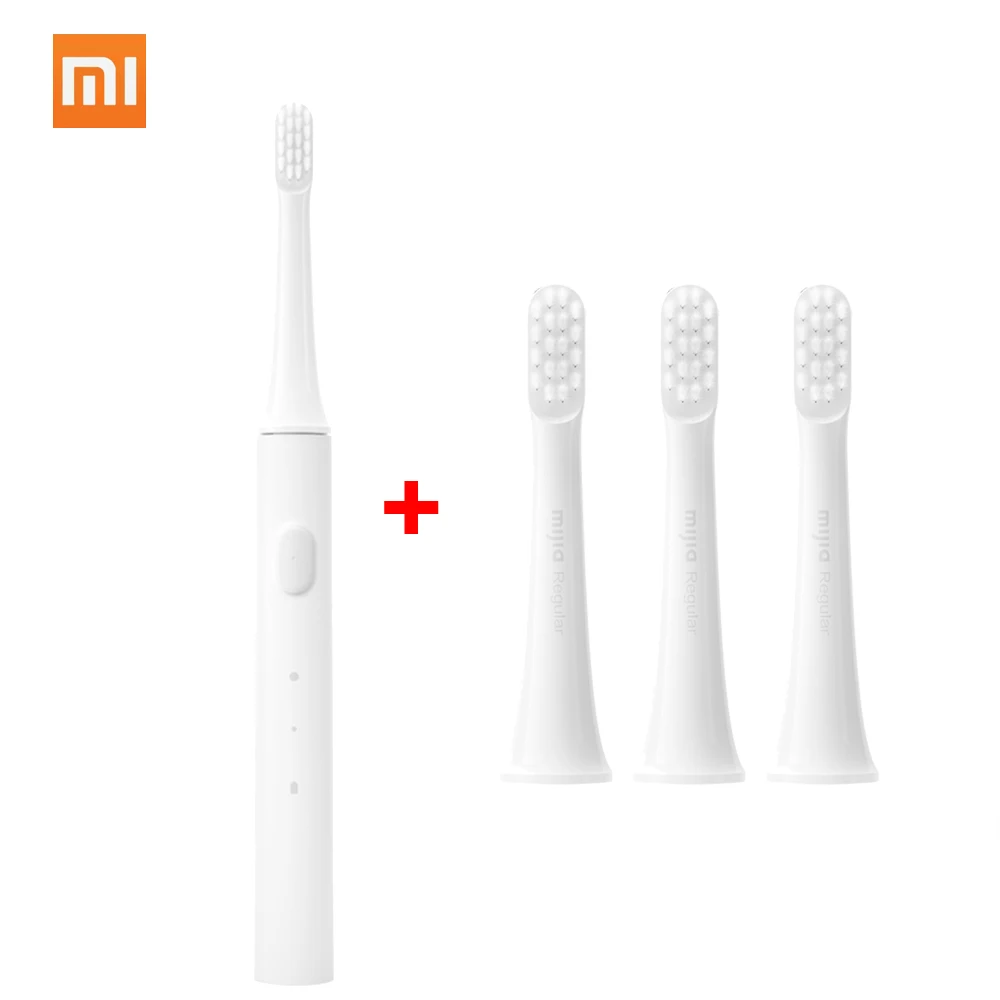 Слоновая кость Xiaomi Mijia T100 звуковая электрическая зубная щетка для взрослых ультра звуковая автоматическая зубная щетка USB перезаряжаемая IPX7 водонепроницаемая - Цвет: Слоновая кость