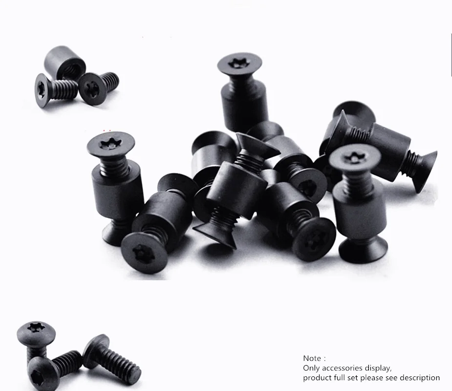 1 Set Replacement TC4 Titanium Alloy Screws For Spyderco C81 Paramilitary 2 Knife Accessories Spindle Support Shaft Knife Shaft