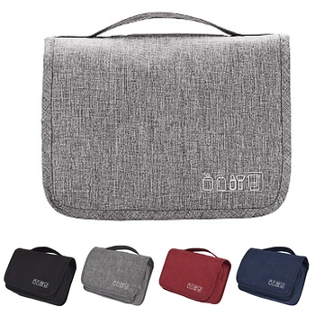 

Hanging Hook Waterproof Compact Storage Organizer Bathroom Foldable Cosmetic Toiletry Travel