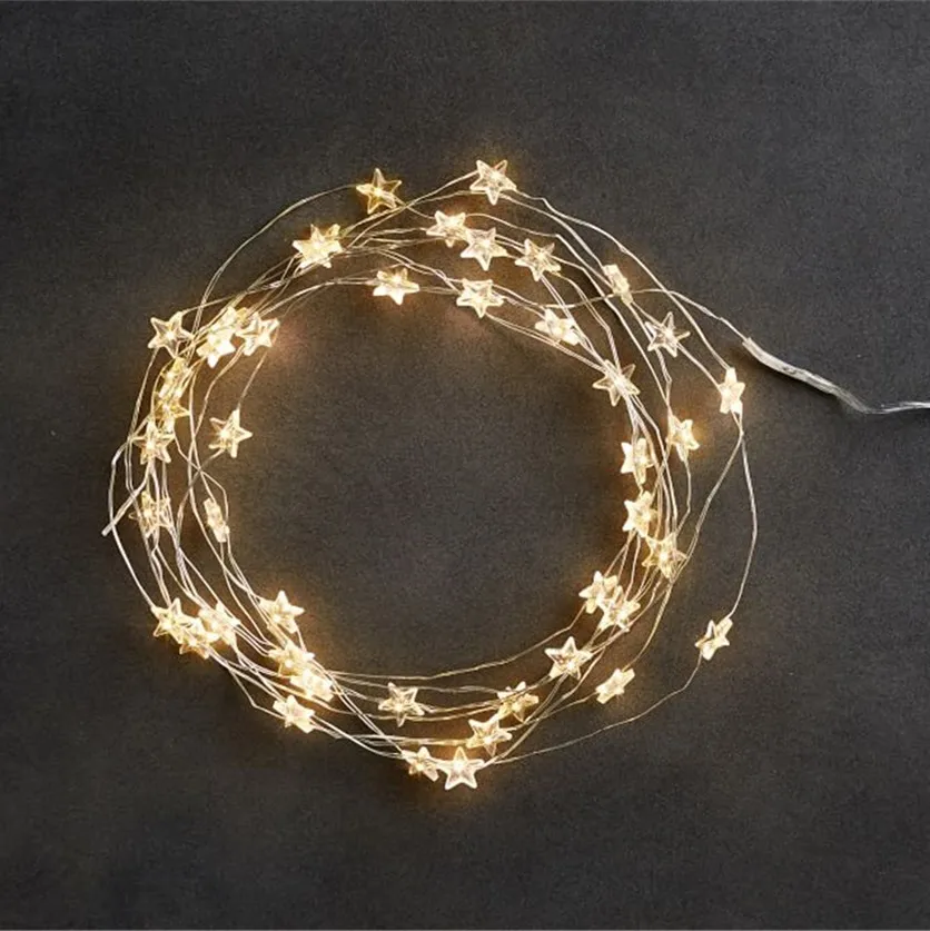 Star String Led Decoration Lights Aa Battery Operated 4m Copper Lights Aa Battery Operated 4m Copper