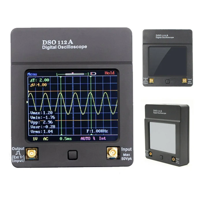 DSO112A на тонкопленочных транзисторах на тонкоплёночных транзисторах Мини цифровой осциллограф Портативный USB осциллограф Интерфейс 2 МГц 5msps с Сенсорный экран ALI88
