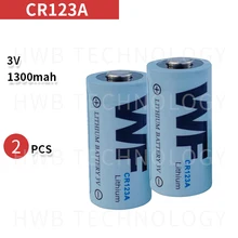 2 шт CR123A CR123 CR 123 123A 16340 3V литиевая батарея одноразовая литий-ионная батарея для красного светодиодный фонарик
